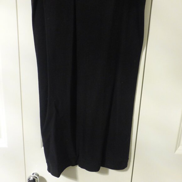 BEBE black stretchy bodycon mixed texture tank dress - Picture 4 of 5